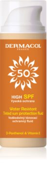 Dermacol Sun Water Resistant fluide teinté waterproof visage haute protection solaire