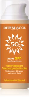 Dermacol Sun Water Resistant тонирующий водостойкий флюид для кожи лица с высокой степенью защиты от УФ-лучей