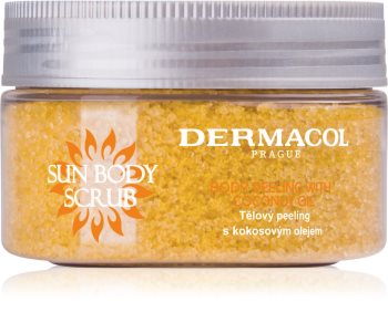 Dermacol Sun gommage corps au sucre arôme pêche