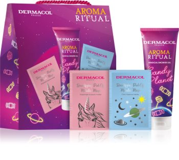 Dermacol Aroma Ritual Candy Planet Gavesæt (til krop og ansigt)