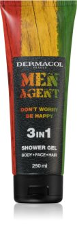 Dermacol Men Agent Don´t Worry Be Happy sprchový gel 3 v 1