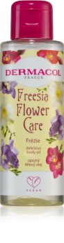 Dermacol Flower Care Freesia Ylellinen ravitseva vartaloöljy