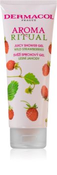 Dermacol Aroma Ritual Wild Strawberries friss tusfürdő gél