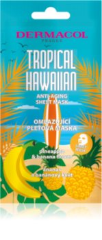 Dermacol Tropical Hawaiian masque tissu effet rajeunissant