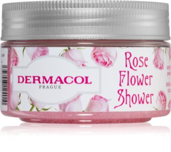 Dermacol Flower Care Rose cukros test peeling