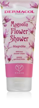 Dermacol Flower Care Magnolia švelnus dušo kremas gėlių kvapo