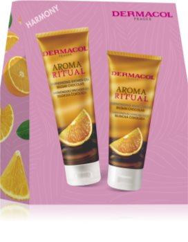 Dermacol Aroma Ritual Belgian Chocolate dovanų rinkinys (šokolado skonio)