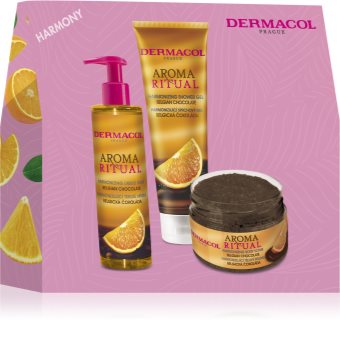 Dermacol Aroma Ritual Belgian Chocolate dovanų rinkinys (kūnui)