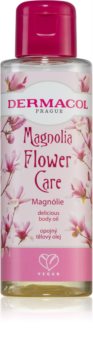 Dermacol Flower Care Magnolia relaxačný telový olej s vôňou kvetín