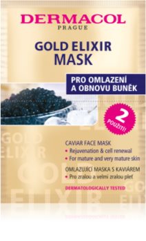 Dermacol Gold Elixir masque visage au caviar