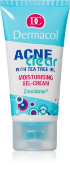 Dermacol Acneclear hydratisierende Gel-Creme für problematische Haut, Akne