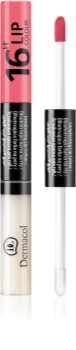 Dermacol 16H Lip Colour color y brillo bifásicos para labios de larga duración