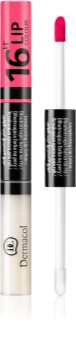 Dermacol 16H Lip Colour zweiphasige, langanhaltende Farbe und Gloss für die Lippen
