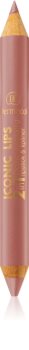 Dermacol Iconic Lips rtěnka a konturovací tužka na rty 2 v 1
