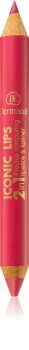 Dermacol Iconic Lips Lipliner und Lippenstift-Duo 2 in 1