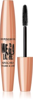 Dermacol Mega Lashes Volume & Care mascara extra volume noir intense