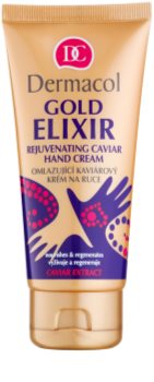 Dermacol Gold Elixir creme rejuvenescedor com caviar para mãos