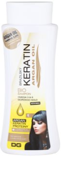 Dermagen Brazil Keratin Argan Oil bio champô para cabelo danificado e pintado