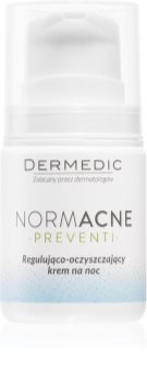 Dermedic Normacne Preventi Nachtcreme zur Regulation und Reinigung