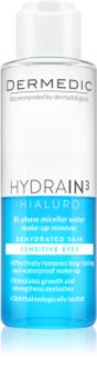 Dermedic Hydrain3 Hialuro eau micellaire bi-phasée yeux