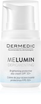 Dermedic Melumin aufhellende Creme gegen Pigmentflecken SPF 50+