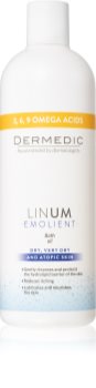 Dermedic Linum Emolient huile de bain pour peaux sèches à atopiques