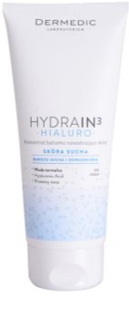 Dermedic Hydrain3 Hialuro leche corporal hidratante concentrada para pieles secas y muy secas