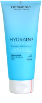 Dermedic Hydrain3 Hialuro cremiges Reinigungsgel für dehydrierte trockene Haut