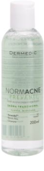 Dermedic Normacne Preventi tónico de limpeza calmante para pele oleosa e mista
