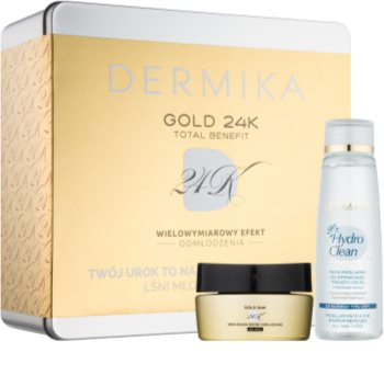 Dermika Gold 24k Total Benefit kozmetika szett II. hölgyeknek