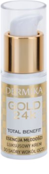 Dermika Gold 24k Total Benefit Luksuriøs foryngende creme til øjenområdet