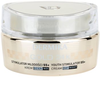 Dermika Gold 24k Total Benefit luxuoso creme rejuvenescedor 55+