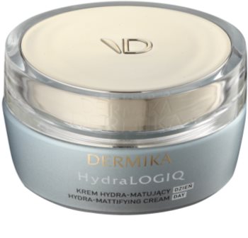 Dermika HydraLOGIQ crema idratante opacizzante per pelli normali e miste
