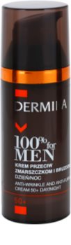 Dermika 100% for Men крем против дълбоки бръчки 50+