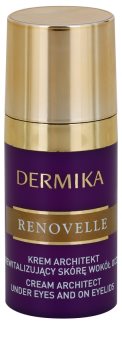 Dermika Renovelle 45+ creme de olhos revitalizante antirrugas e anti-olheiras