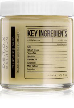 Detox Skinfood Key Ingredients balsamo detergente