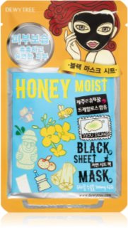 Dewytree Black Mask Honey Moist Nährende Tuchmaske