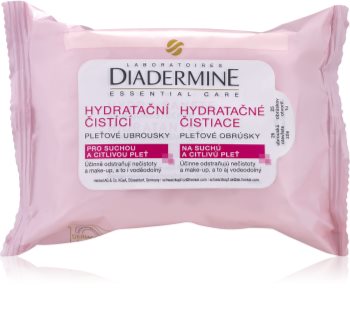 Diadermine Essentials Rensende ansigtsservietter Til sensitiv og tør hud
