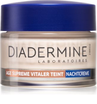 Diadermine Age Supreme Active Glow nährende Nachtcreme für reife Haut