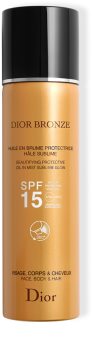 DIOR Dior Bronze Oil in Mist ulei cu protectie solara pentru piele si par Spray