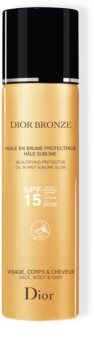 Dior Dior Bronze Oil in Mist olejek do opalania do ciała i włosów w sprayu