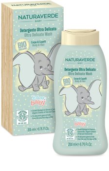Disney Naturaverde Baby Ultra Delicate Wash tusfürdő gél és sampon 2 in 1 gyermekeknek születéstől kezdődően