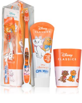 Disney The AristoCats Travel Dental Set fogápoló készlet 3y+ (gyermekeknek)
