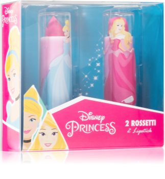Disney Princess 2 Lipstick Geschenkset (für Kinder)