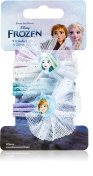 Disney Frozen II. Set of Hairbands II Haargummis (9 Stk.) für Kinder