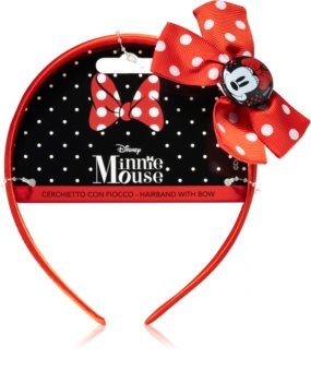 Disney Minnie Mouse Hairband II cerchietto con fiocco per bambini