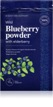 DoktorBio Wild blueberry powder with elderberry Nahrungsergänzungsmittel