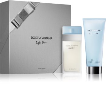 dolce & gabbana light blue women's gift set
