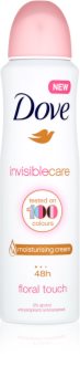 Dove Invisible Care Floral Touch antiperpirant protiv bijelih mrlja bez alkohola