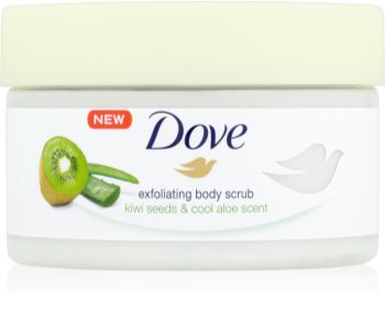 Dove Exfoliating Body Scrub Kiwi Seeds & Cool Aloe bőrpuhító testpeeling